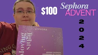 Unboxing the Sephora Moving Lights Premium 24-day Advent Calendar 2024