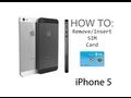 iPhone 5/5S How To: Insert/Remove a SIM Card