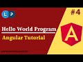 Hello World program with Angular 11 | Where to write code | Angular Tutorial | Learning Points