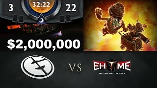 EG vs EHOME - Total 322 Techies $2,000,000 Yolo TI5 Dota 2