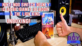 Nintendo Switch Disney Classic Games Aladdin And The Lion King UNBOXING!