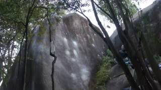 北山公園 アドレナリンスラブ(2段) climber aco