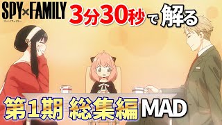 【SPY×FAMILY】ミックスナッツで第1期を見なおそう【MAD】