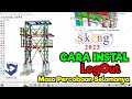 Tutorial Membuat Struktur Baja di Sketchup 🆚 CARA INSTAL 3skeng 2023 ✅ sketchup