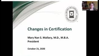 Continuing Certification Changes Webinar | ABEM