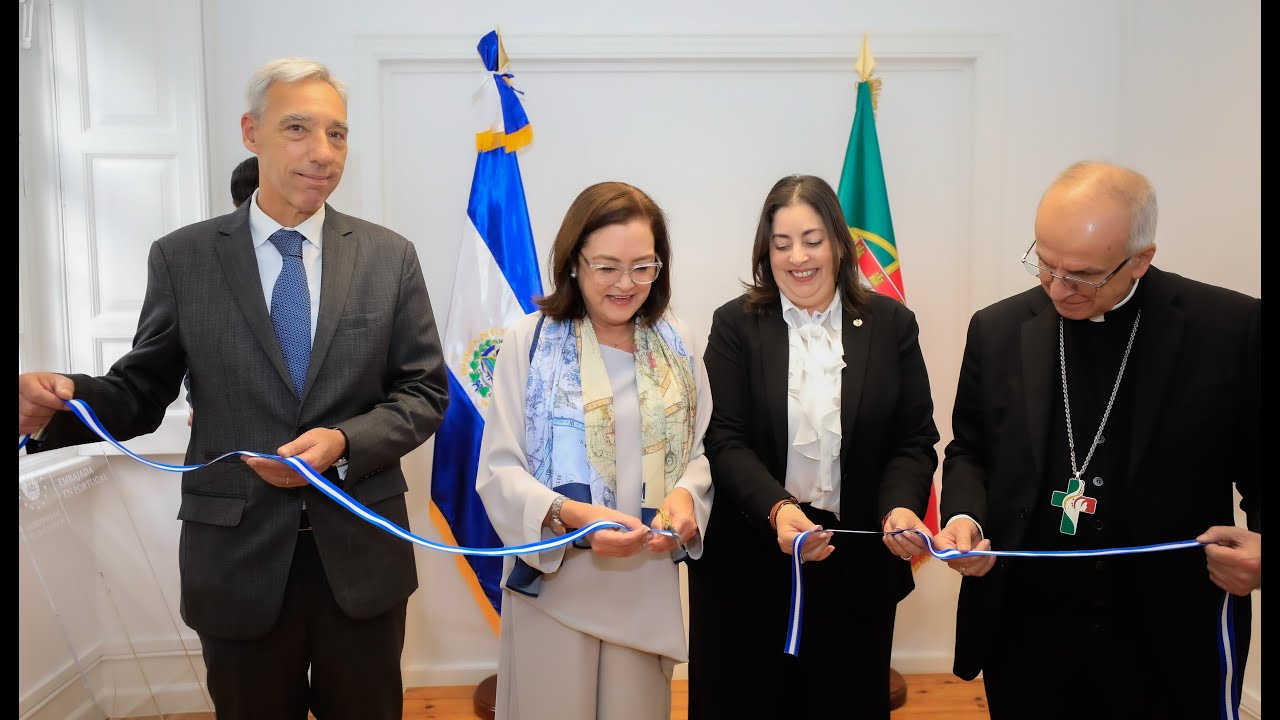 Inauguración De La Embajada De El Salvador En Portugal - YouTube