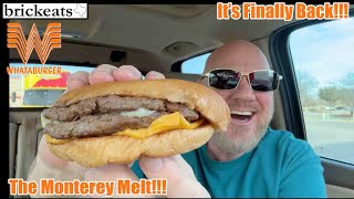 Whataburger Monterey Melt REVIEW - It's Finally Back! brickeats