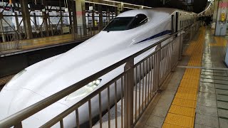 山陽新幹線 N700S のぞみ271号博多行き。博多駅到着。