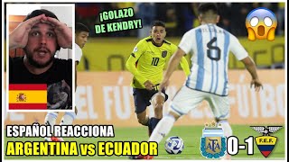 ARGENTINA vs ECUADOR 🔥 ESPAÑOL REACCIONA