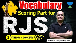 RJS 2024 | Vocabulary: Scoring Tips | Ramesh Dubey | Unacademy Linking Laws