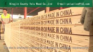 OSHA Pine lvl scaffolding boards /wooden lvl scaffolding planks