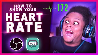 How to show your HEART RATE Monitor [Twitch Youtube Videos OBS STUDIO STREAMLABS OBS Tutorial]