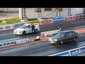 volvo 340 2.0 16v vs impreza at santa pod