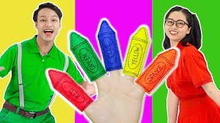 Colors Finger Family | Kids songs with lyrics - HahaSong HS02