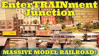 EnterTRAINment Junction - HUGE Model Train Display in Ohio + Cincinnati Coney Island History