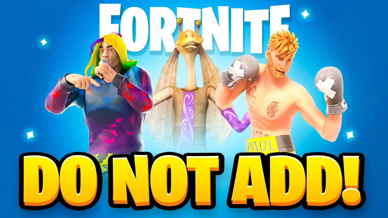 20 Skins Fortnite Should Never Add Youtube