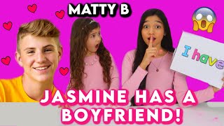 NEVER HAVE I EVER CHALLENGE! JASMINE HAS A BOYFRIEND MATTY B!!!