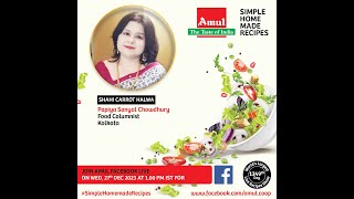 Chef Papiya Sanyal Chowdhury, Episode 6548: #SimpleHomemadeRecipes Facebook Live