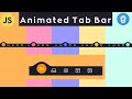 Javascript Animated Tab Bar Navigation