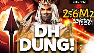 HIGH DMG + MOBILITY! Demon Hunter Dungeon Build | Diablo Immortal