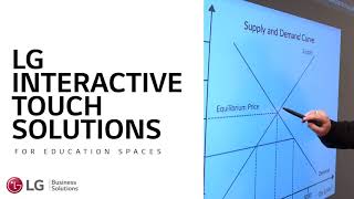 LG's Interactive Touch Solution for Education Spaces - Side Panel Tour