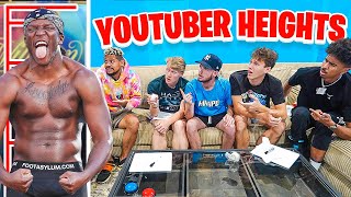 INSANE Guess That YOUTUBER'S Height!