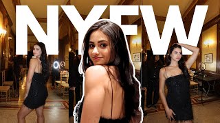 inexperienced model walks first runway show in NYFW | vlog