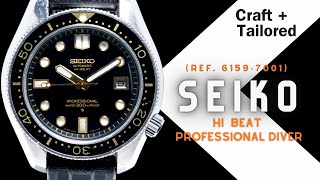 Seiko Hi-Beat Professional Diver 300M ref. 6159-7001.