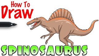 How to Draw a Spinosaurus Dinosaur