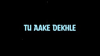 Tu Aake Dekhle - King | Vocals Only - Without Music | Acapella