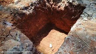 Ongoing Construction of Community Hall in SriKrishna Temple MadanVilai | Footing