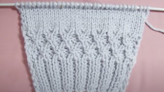 Lattice Cable Stitch | X Cable Knitting Pattern