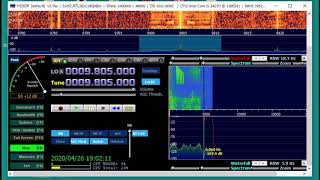 ラジオ韓国 KBS国際放送を新周波数9805kHzをSDRで試す