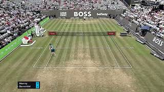 Epic Point ! Murray VS Berrettini 🎾 Stuttgart 2022 (Tennis Elbow 2013)