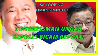 CONGRESSMAN UNGAB    LOOPHOLES IN THE BICAMERAL REPORT!