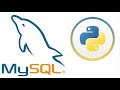Using Python with MySQL (pymysql)