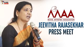 Jeevitha Rajasekhar Press Meet | MAA Elections 2021 | Naresh | Prakash Raj | Mango Telugu Cinema