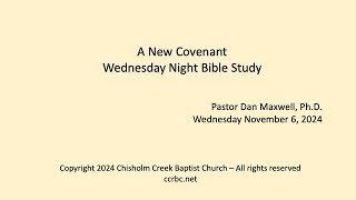 A New Covenant