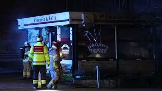 KRAFTIG BRAND I PIZZARIA I AARHUS – BRANDVÆSNET KÆMPER MED SLUKNINGEN