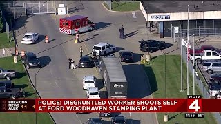 Police: Disgruntled worker shoots self at Ford Woodhaven Stamping Plant