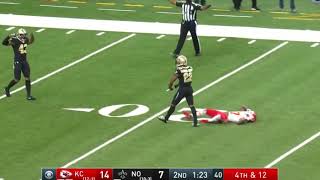 Mecole Hardman Injury After DIRTY HIT vs Saints | NFL Week 15