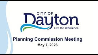 Planning Commission Meeting 5-7-2026