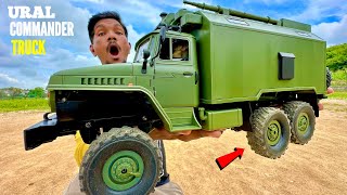 RC WPL B36 Ural Commander Military Fastest Truck Unboxing \u0026 Testing - Chatpat toy tv