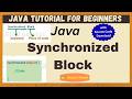 Synchronized  block in Java | with Real life example of online shopping system for beginners.