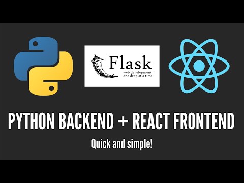 How to Create a Flask React Project Python Backend React Frontend