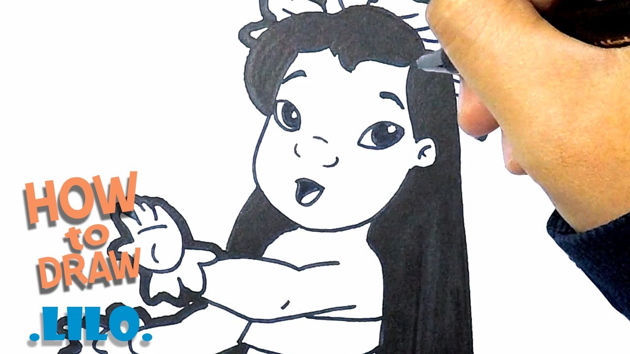 How To Draw Lilo Easy