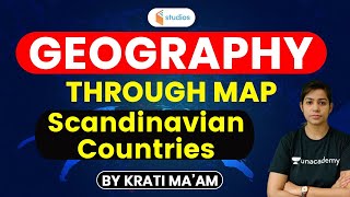 Scandinavian Countries | Geography Through Map | Learn By Krati Ma'am