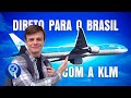 Como é voar com a KLM direto da Holanda para o Brasil na classe econômica do Boeing 777-300