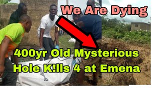 BREAKING: T£ARS FLOW AT EMENA IN KUMASI AS 4 D!E OVER 400 YEARS MYSTERIOUS HOLE AT CEMETERY🔥