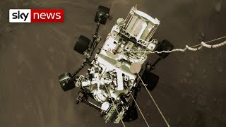 NASA releases video of Perseverance rover’s Mars landing